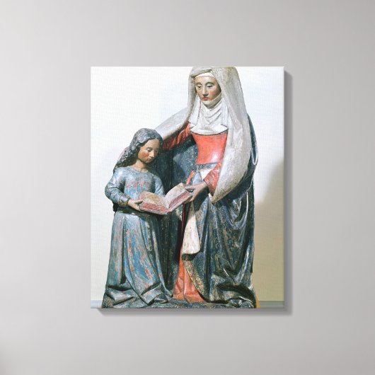 St. Anne en de Maagd, 1500-30 Canvas Afdruk (Voorkant)