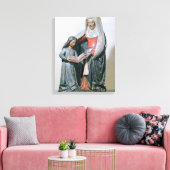 St. Anne en de Maagd, 1500-30 Canvas Afdruk (Insitu (Woonkamer))