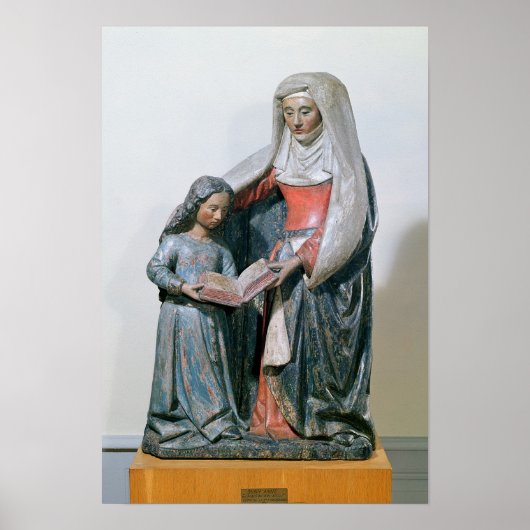 St. Anne en de Maagd, 1500-30 Poster (Voorkant)
