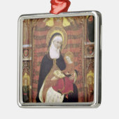 St. Anne en de Maagd Metalen Ornament (Links)