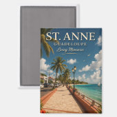 St Anne Guadeloupe Magneet (Voorkant / Achterkant)