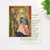 St. Anne Joachim Maagd Maria Jezus Gebed Visitekaartje (Bureau)