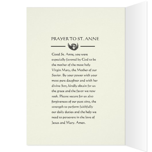 St. Anne Joachim, Maagd Mary, Christelijk gebed (Binnen (Links))