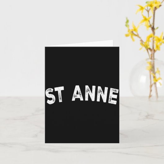 St Anne Kaart (Gele Bloem)