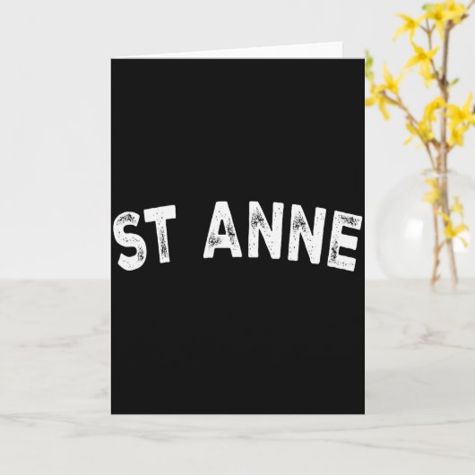 St Anne Kaart (Gele Bloem)
