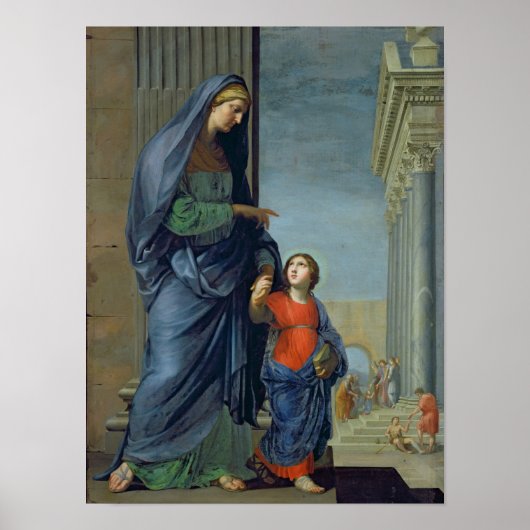 St. Anne Leading the Virgin to the Temple Poster (Voorkant)