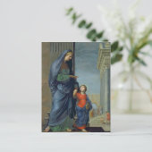 St. Anne leidt de Maagd naar de tempel Briefkaart (Staand voorkant)