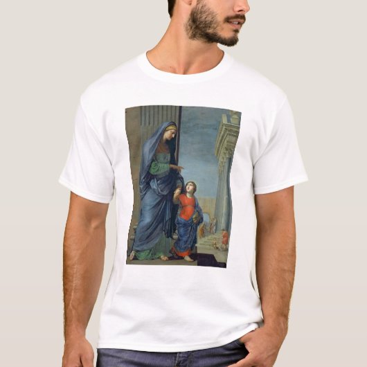 St. Anne leidt de Maagd naar de tempel T-shirt (Voorkant)