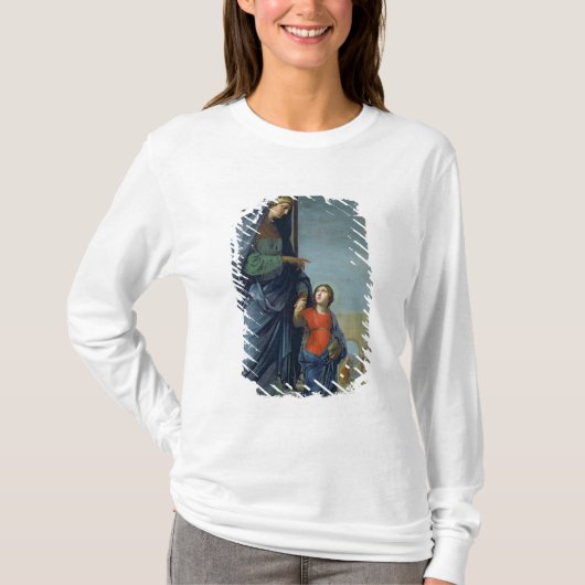 St. Anne leidt de Maagd naar de tempel T-shirt (Voorkant)