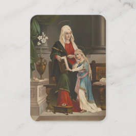 St. Anne met de blote Maagd Maria katholieke gebed Plaatskaartje