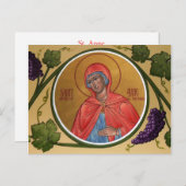 St. Anne Prayer Card Briefkaart (Voorkant / Achterkant)