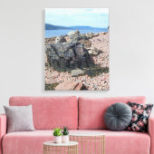 St. Anne's Bay, Cape Breton, Nova Scotia Canvas Afdruk (Insitu (Woonkamer))