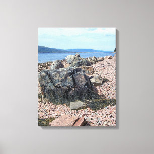 St. Anne's Bay, Cape Breton, Nova Scotia Canvas Afdruk