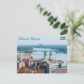 St. Anne's Church en Margaret Bridge in Boedapest Briefkaart (Staand voorkant)