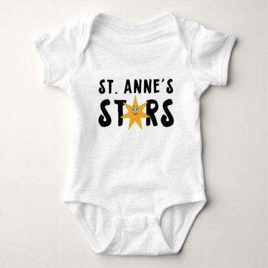 St. Anne's Stars Baby uit één stuk Romper (Voorkant)