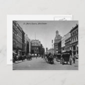 St. Ann's Square, Manchester, c.1910 Briefkaart (Voorkant / Achterkant)