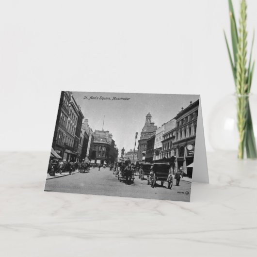 St. Ann's Square, Manchester, c.1910 Kaart (Voorkant)