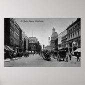St. Ann's Square, Manchester, c.1910 Poster (Voorkant)