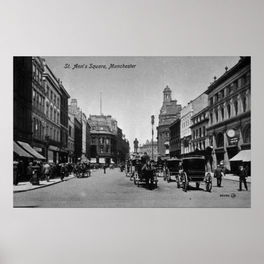 St. Ann's Square, Manchester, c.1910 Poster (Voorkant)