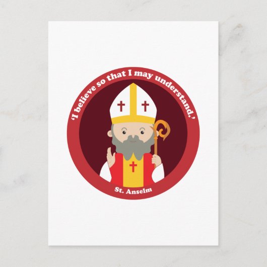 St. Anselm Briefkaart (Voorkant)