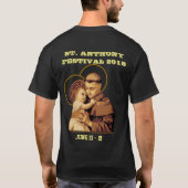 ST. ANTHONIE PADUA EVENT FESTIVAL FEAST T-SHIRT (Achterkant)