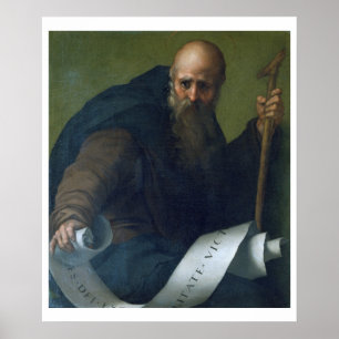 St. Anthony Abbot (c.251-356) c.1518-19 (olie op c Poster