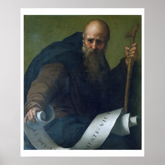 St. Anthony Abbot (c.251-356) c.1518-19 (olie op c Poster (Voorkant)