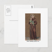 St. Anthony bidt voor ons Briefkaart (Voorkant / Achterkant)