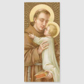 St Anthony & Christ Child (JM 05) Magnetische Kaar (Voorkant)