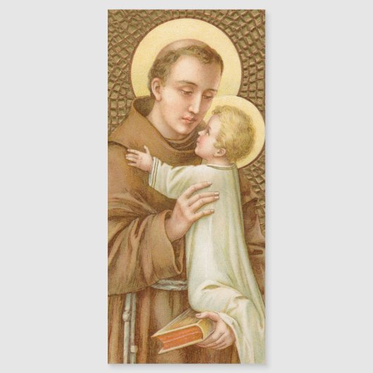 St Anthony & Christ Child (JM 05) Magnetische Kaar (Voorkant)