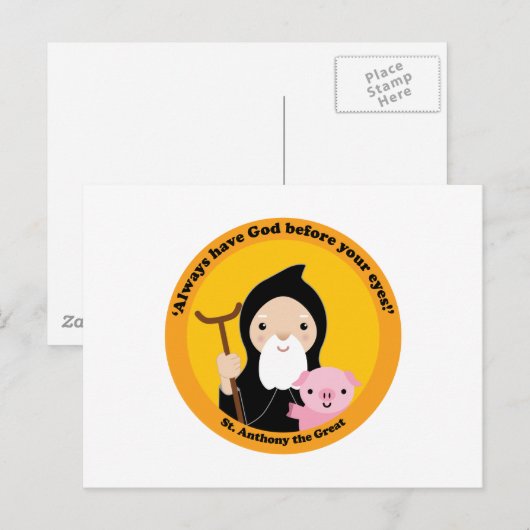 St. Anthony de Grote Briefkaart (Voorkant / Achterkant)