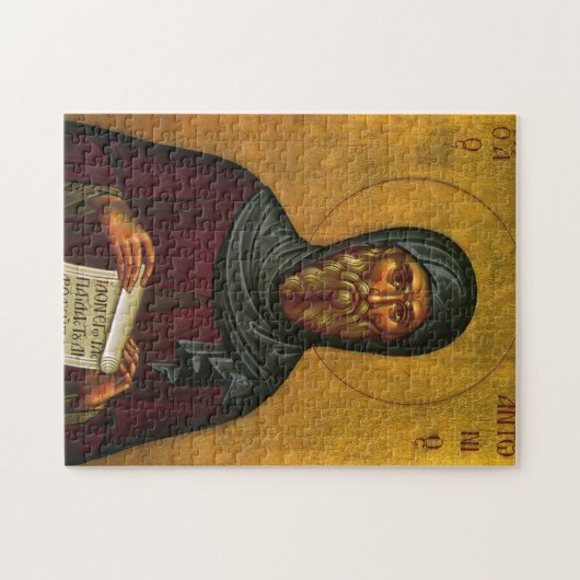 St. Anthony de Grote Orthodoxe Christelijk Icoon Legpuzzel (Horizontaal)