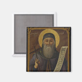 St. Anthony de Grote Orthodoxe Christelijk Icoon Magneet (Voorkant / Achterkant)