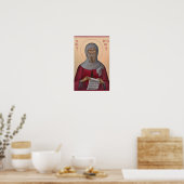 St. Anthony de Wonderwerker Orthodoxe Icoonprint   Poster (Keuken)