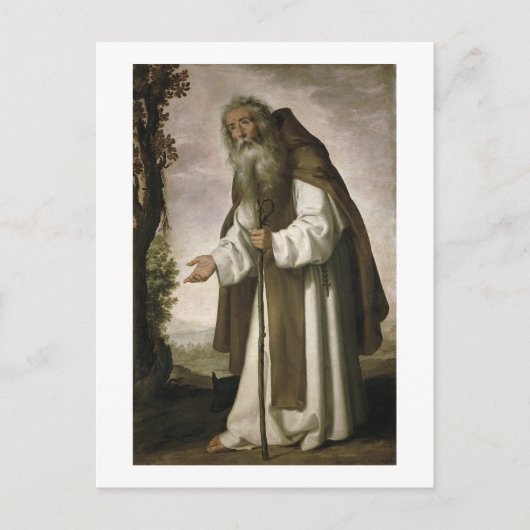 St. Anthony Dispirited, 1640 (olie op doek) Briefkaart (Voorkant)