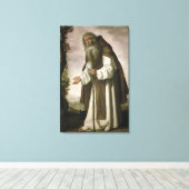 St. Anthony Dispirited, 1640 (olie op doek) Canvas Afdruk (Insitu (Houten vloer))