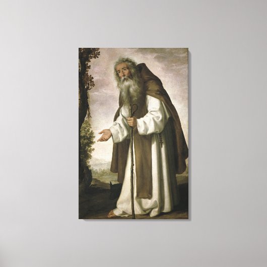St. Anthony Dispirited, 1640 (olie op doek) Canvas Afdruk (Voorkant)