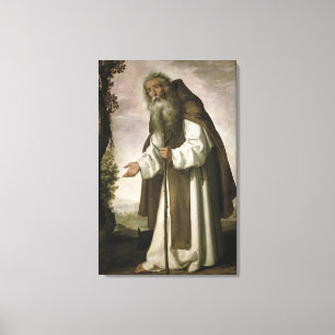 St. Anthony Dispirited, 1640 (olie op doek) Canvas Afdruk