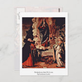 St.Anthony en St.Louis van Lorenzo Lotto Briefkaart (Voorkant / Achterkant)