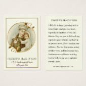 St. Anthony Gebed voor gemoedsrust & hart Visitekaartje (Voorkant /achterkant)