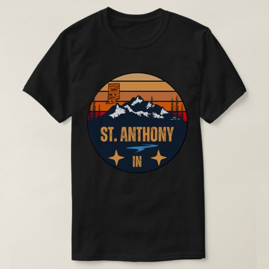 St. Anthony, Indiana T-shirt (Design voorkant)