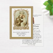 St. Anthony katholieke begrafenisherdenking Heilig Visitekaartje (Bureau)