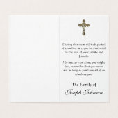 St. Anthony Katholieke Condoleance Dank u Kaarten (Binnenkant ongevouwen)