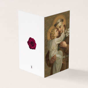 St. Anthony Katholieke Condoleance Dank u Kaarten