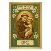 St. Anthony Katholieke Trouwtafel Kaart (Achterkant)