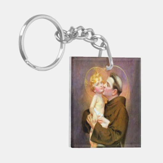 St. Anthony Key Chain Sleutelhanger (Voorkant Links)