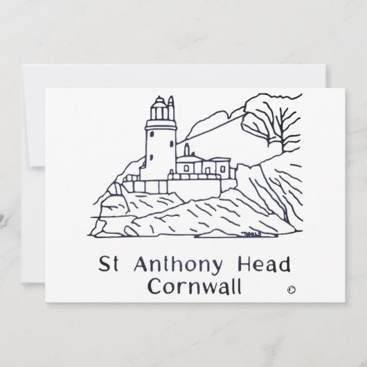 St Anthony Lighthouse card Bedankkaart (Voorkant)