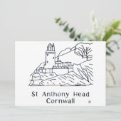 St Anthony Lighthouse card Bedankkaart (Staand voorkant)