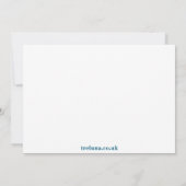 St Anthony Lighthouse card Bedankkaart (Achterkant)