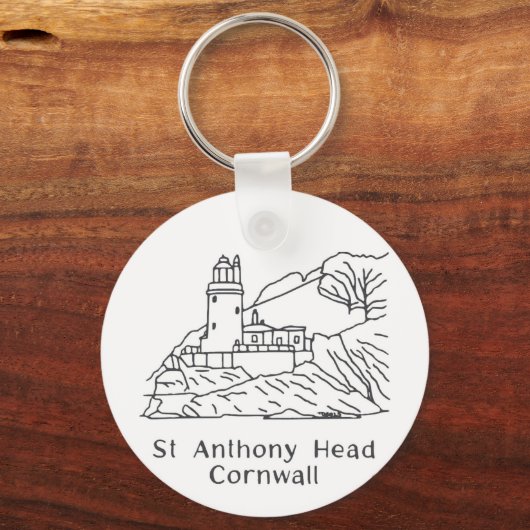 St Anthony Lighthouse Keyring Sleutelhanger (Voorkant)
